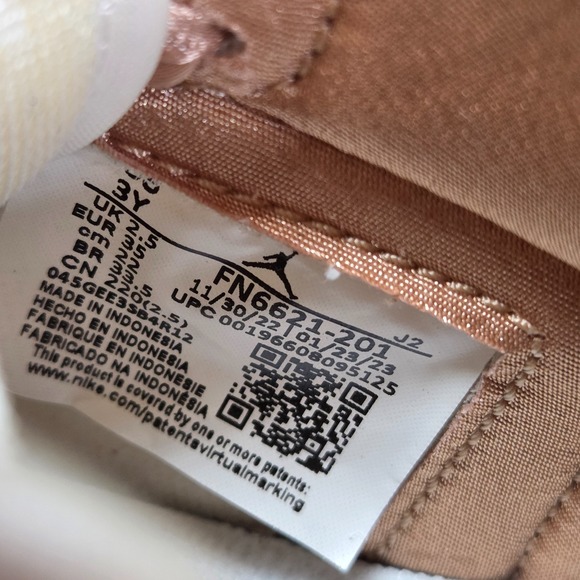 Nike Air Jordan 1 Retro High OG Praline PS Kids Size 3Y‎ Praline-Sail FN6621-201 - Picture 14 of 14
